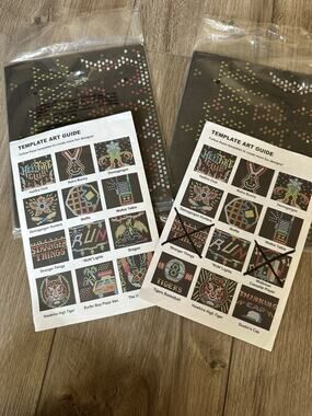 Stranger Things Lite Brite Templates / TEMPLATES ONLY - NO LITE BRITE
